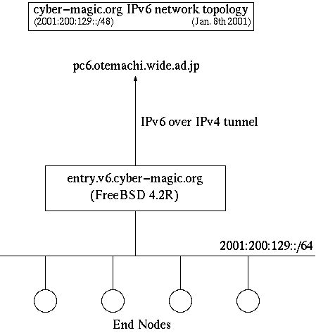 IPv6 network topology