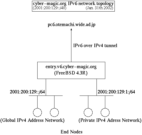 IPv6 network topology